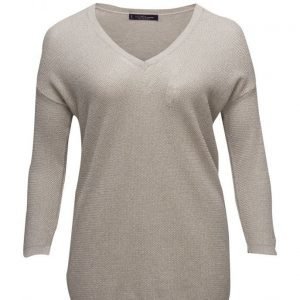 Violeta by Mango Metallic Wool-Blend Sweater neulepusero