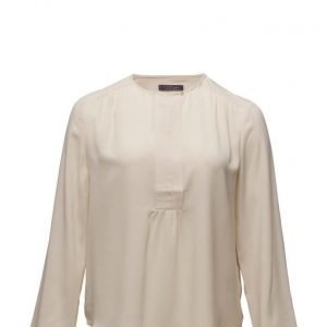 Violeta by Mango Panel Flowy Blouse pitkähihainen pusero