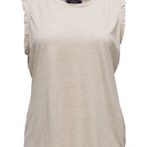 Violeta by Mango Ruffled Sleeve T-Shirt