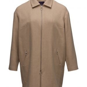 Violeta by Mango Side-Zip Wool Coat villakangastakki