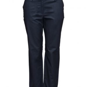 Violeta by Mango Straight Cotton Trousers suorat housut