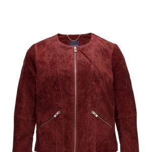 Violeta by Mango Suede Jacket nahkatakki