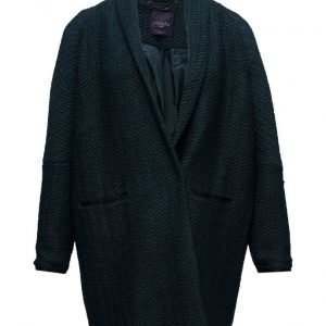 Violeta by Mango Textured Wool-Blend Coat villakangastakki