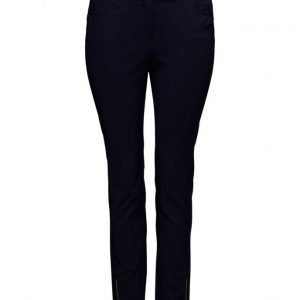 Violeta by Mango Zip Cotton Trousers skinny housut