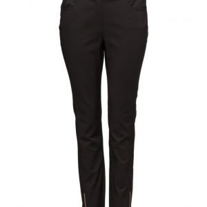 Violeta by Mango Zip Cotton Trousers skinny housut