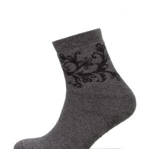 Vogue Ladies Anklesock Wool Blend Flower Socks nilkkasukat