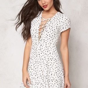 WYLDR Hayley tea dress Ivory star print