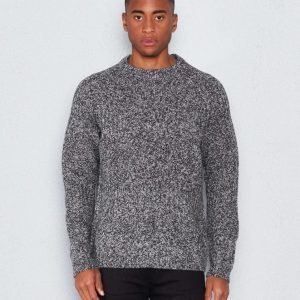 WeSC Aro knitted o-neck grey melange