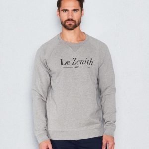 WeSC Bran crewneck logo grey melange