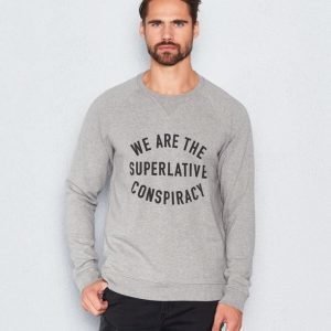 WeSC Brent crewneck grey melange