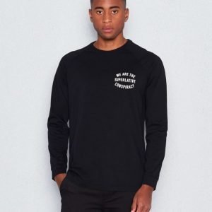 WeSC Byron l/s polo shirt black