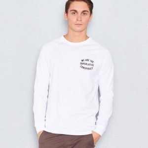 WeSC Byron l/s polo shirt white