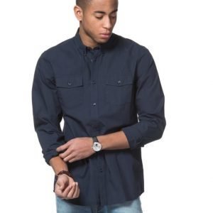 WeSC Ivo L/S Shirt Navy Blazer