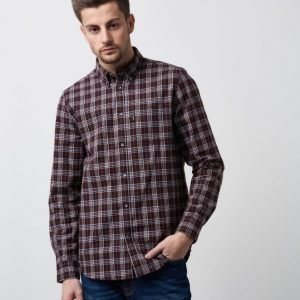 WeSC Nicky L/S Shirt Dark Chestnut