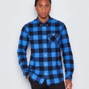 WeSC Olavi l/s shirt bright blue