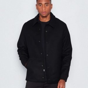 WeSC Robby wool coat black