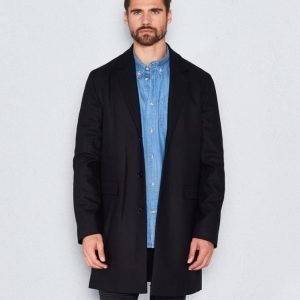 WeSC Rock wool coat black