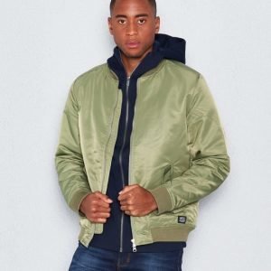 WeSC Rush padded jacket deep lichen green