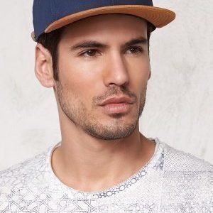 WeSC Strapback Baseball Cap Insignia Blue