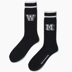 White Mountaineering WM Logo Middle Socks