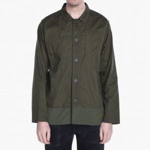 White Mountaineering Woven Military Shirt Jacket