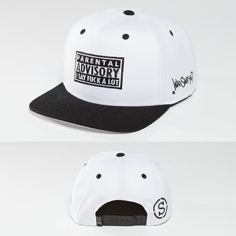 Who Shot Ya? Snapback Lippis Valkoinen