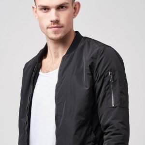 William Baxter Balthazar Bomber Black Jacket