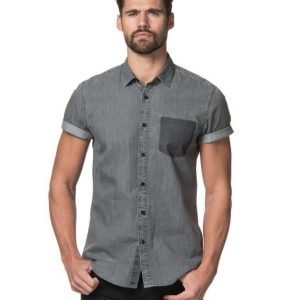 William Baxter James Shortsleeve Shirt Grey