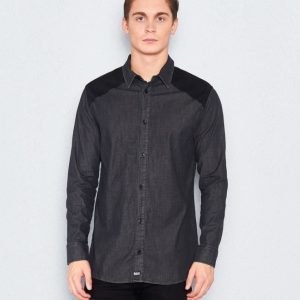 William Baxter Patrick Denim Shirt Black