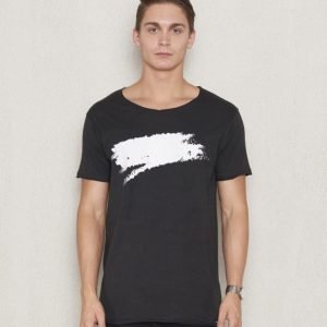 William Baxter Rick Paint Tee Dark Grey