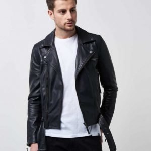 William Baxter Stevie Leather Jacket Black