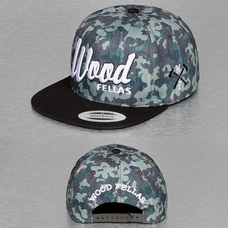 Wood Fellas Snapback Lippis Camouflage