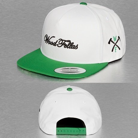 Wood Fellas Snapback Lippis Valkoinen