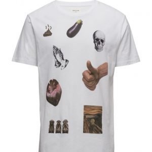 Wood Wood Emoji T-Shirt lyhythihainen t-paita