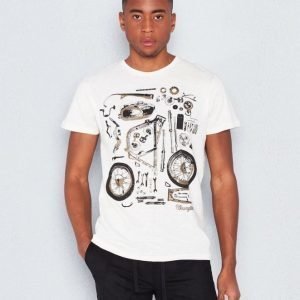 Wrangler Parts & Bits Tee Offwhite