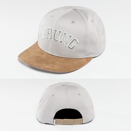 Wrung Division Snapback Lippis Harmaa