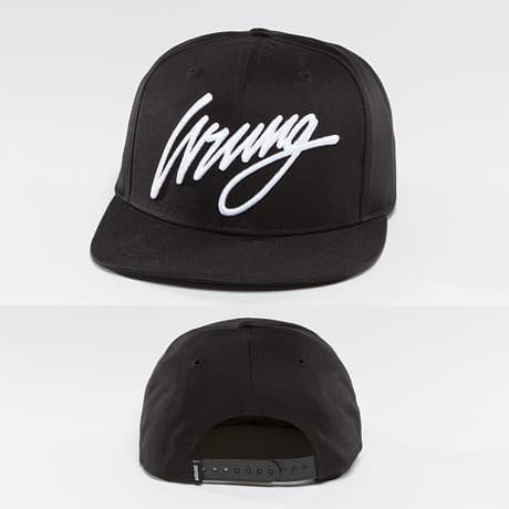 Wrung Division Snapback Lippis Musta