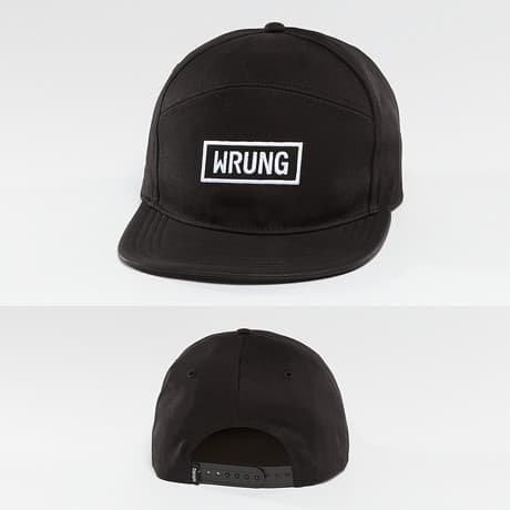 Wrung Division Snapback Lippis Musta