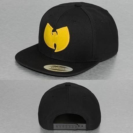 Wu-Tang Snapback Lippis Musta