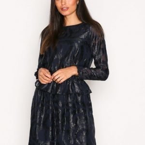 Y.A.S Yascindy Ls Dress Pitkähihainen Mekko Tummansininen