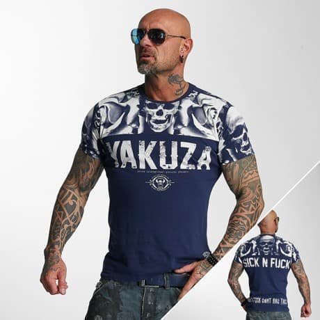 Yakuza T-paita Indigonsininen