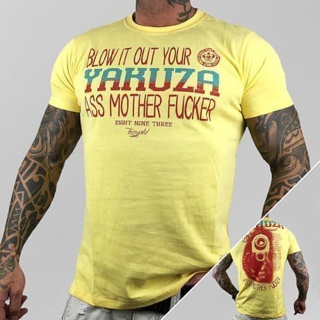 Yakuza T-paita Keltainen