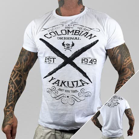 Yakuza T-paita Valkoinen