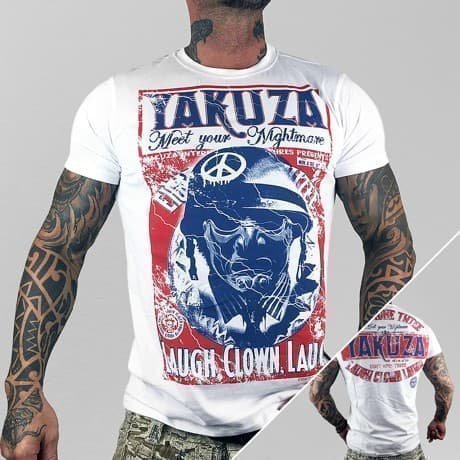 Yakuza T-paita Valkoinen