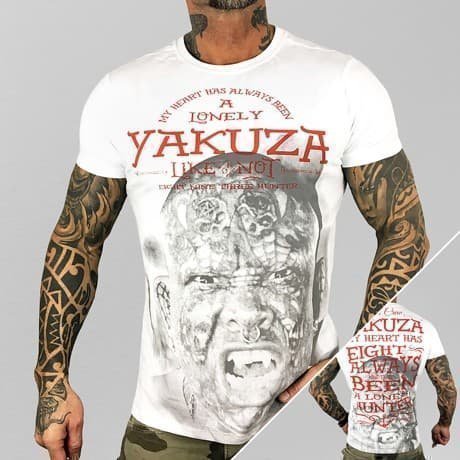 Yakuza T-paita Valkoinen