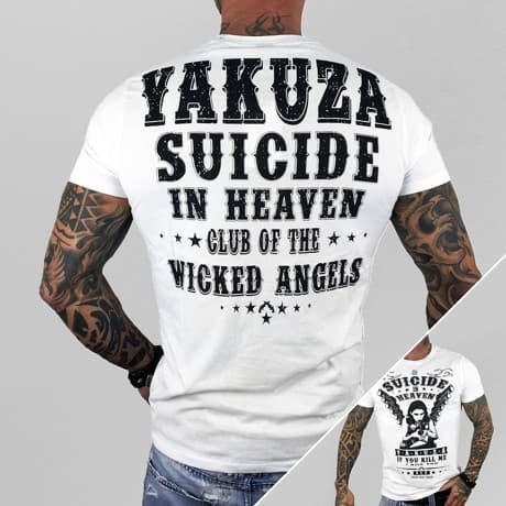 Yakuza T-paita Valkoinen