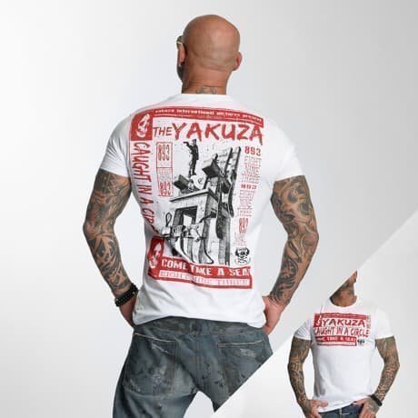 Yakuza T-paita Valkoinen