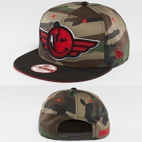 Yums Snapback Lippis Camouflage