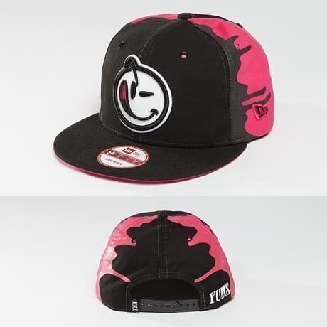 Yums Snapback Lippis Musta