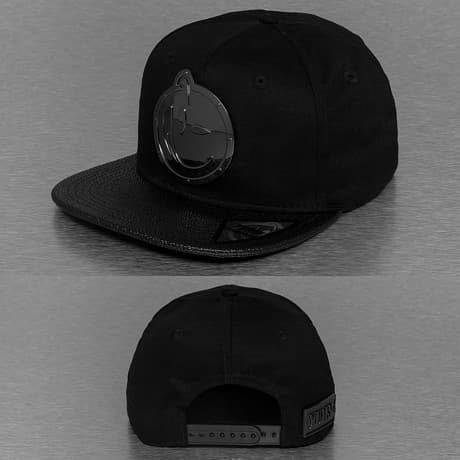 Yums Snapback Lippis Musta